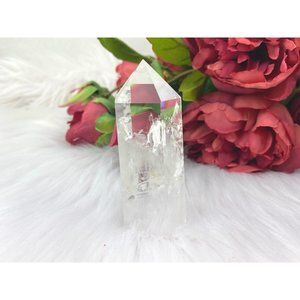 Clear Quartz Tower - 3.5" High Quality Clear Quartz - Clear Quartz w/ Rainbows
